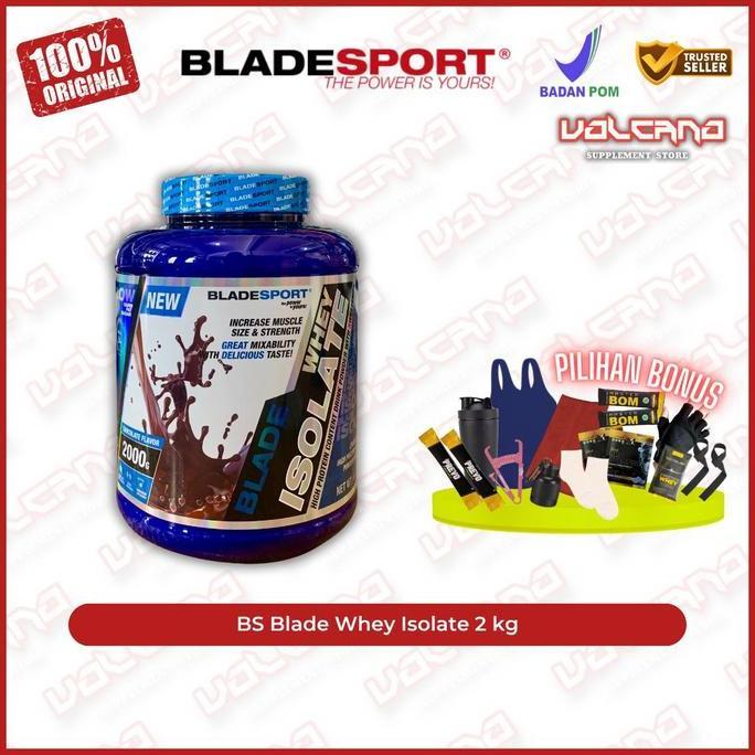 BLADESPORT Blade Whey Isolate 2 kg Sport Protein BS HALAL BPOM