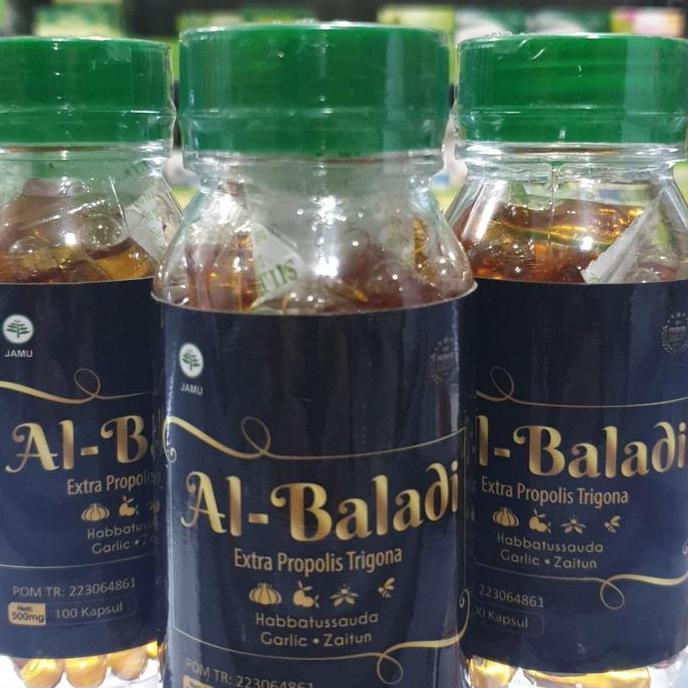 Habbatussauda Trigona 4in1 Al Baladi 100 kapsul (Kemasan Terbaru).