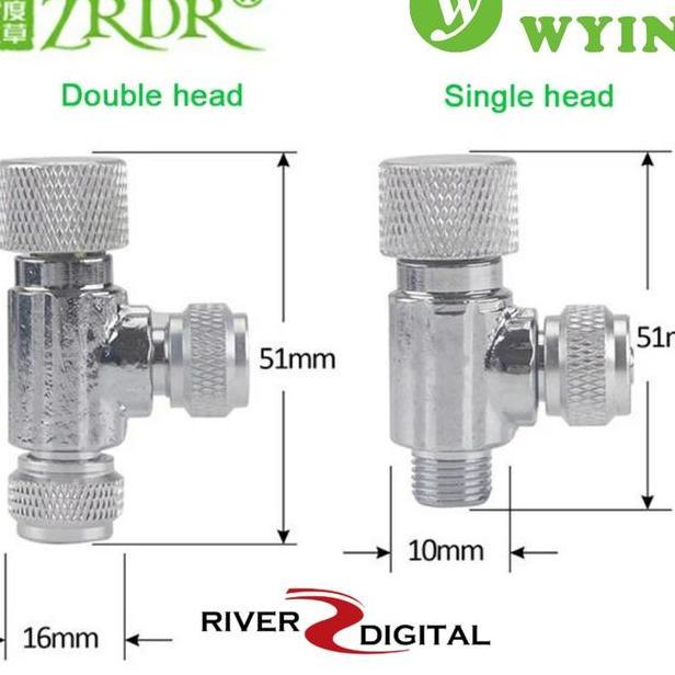 Aquascape Wyin Co2 Regulator / Needle Valve / Kran Diy Pasti Promo