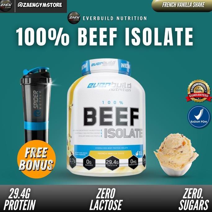 Everbuild Beef Isolate 4 Lbs Whey Protein Isolate Ultra Premium