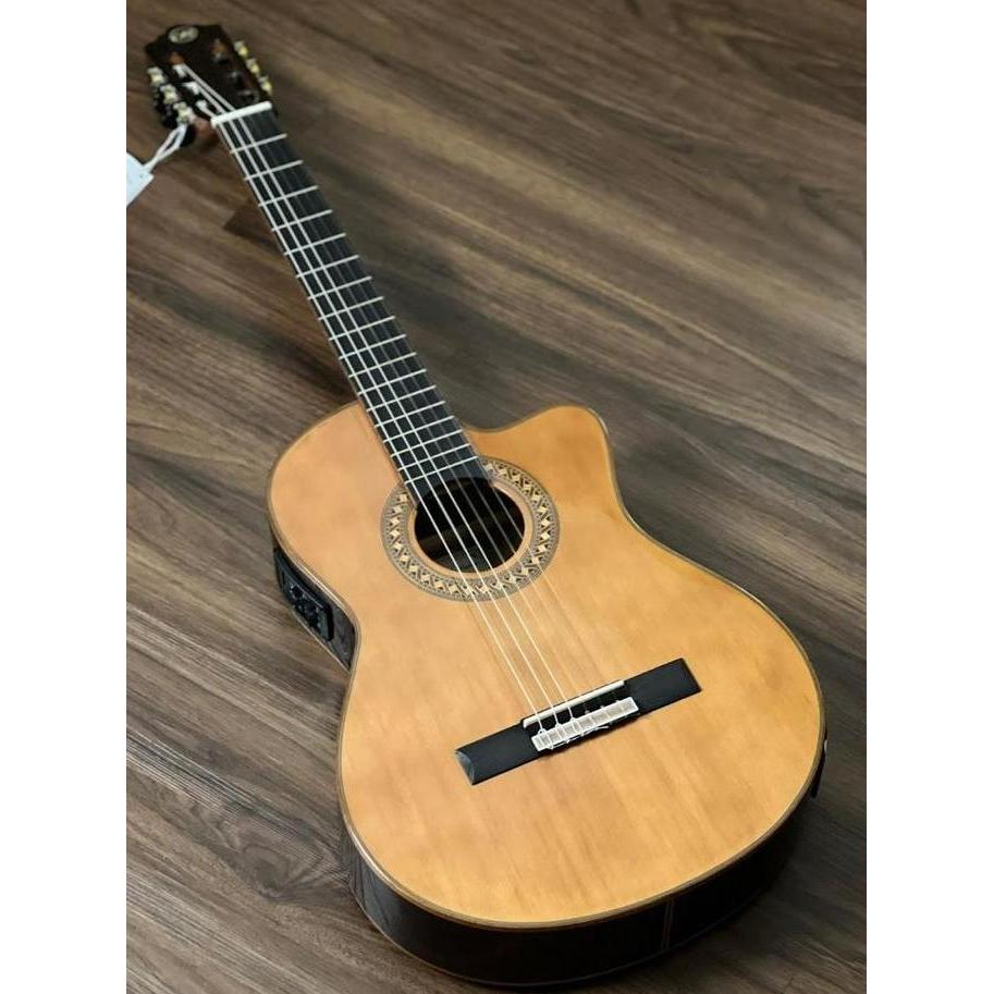 Murah Tanglewood EM DC5 Thinline Nylon with Preamp in Natural Non COD