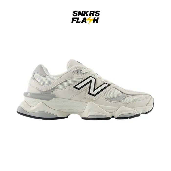 NEW BALANCE 9060 White Seasalt Raincloud Sepatu Sneakers Unisex - U9060ZGF - Size 36
