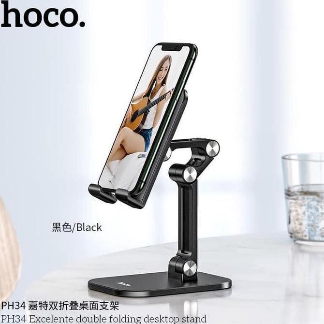 Hoco Dudukan Smartphone Universal Tab Portable Metal Tablet Stand Hp