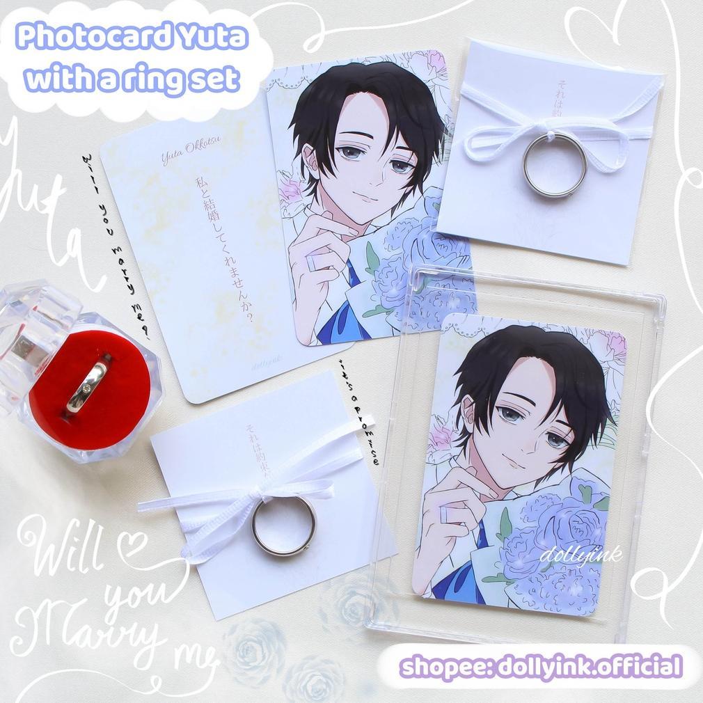 [READY STOCK]Photocard Yuta with ring set by dollyink.official/Photocard Jujutsu Kaisen/Yuta okkotsu