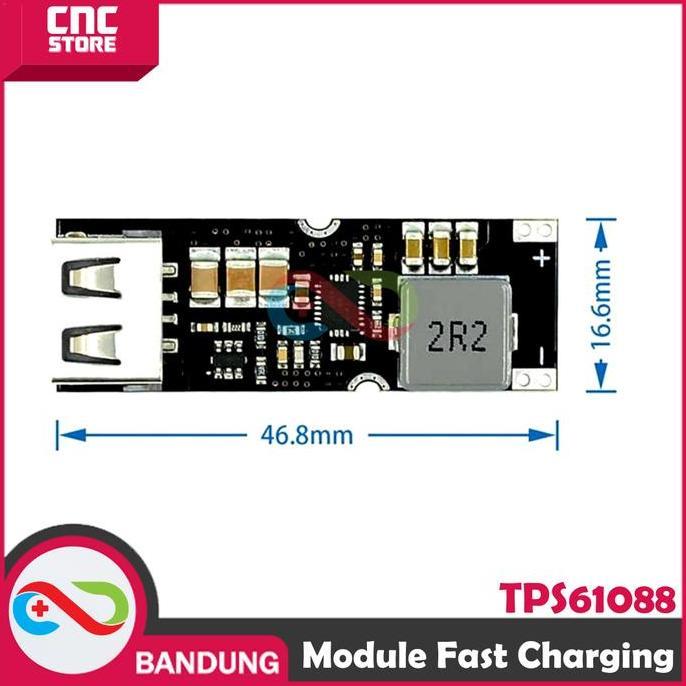 Ofwc- Module Charger Fast Charging 8A Qc3.0 Tps61088 5V 9V 12V