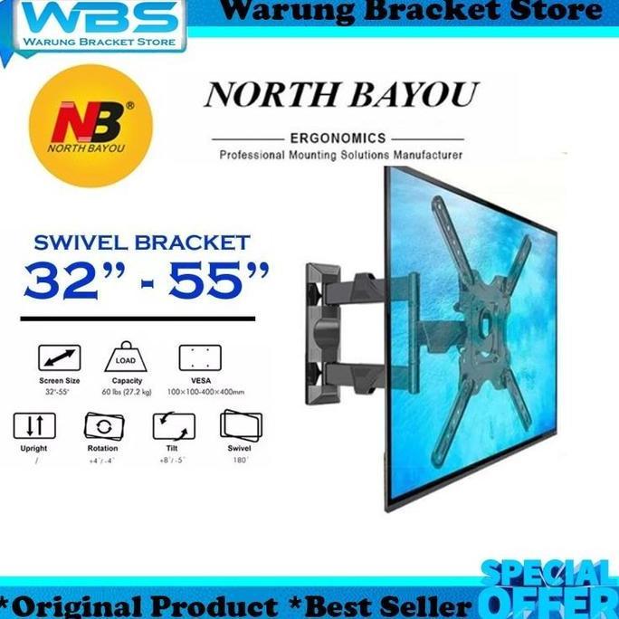Bracket swevel TV/Bracket tv 14 22 24 32 40 43 50 55 INCH NORTH BAYOU