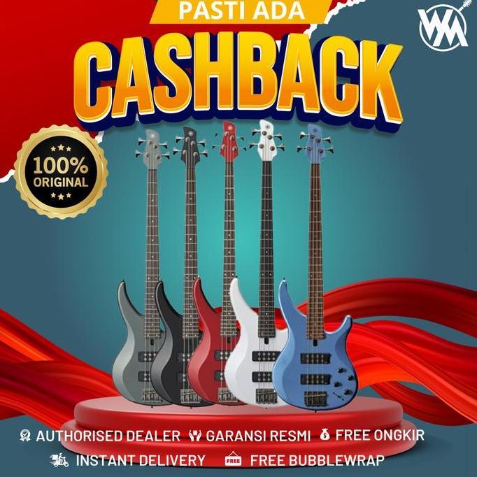 Murah Yamaha Gitar Electrik Bass TRBX304/TRBX 304/TRBX-304 ALL VARIAN Non COD