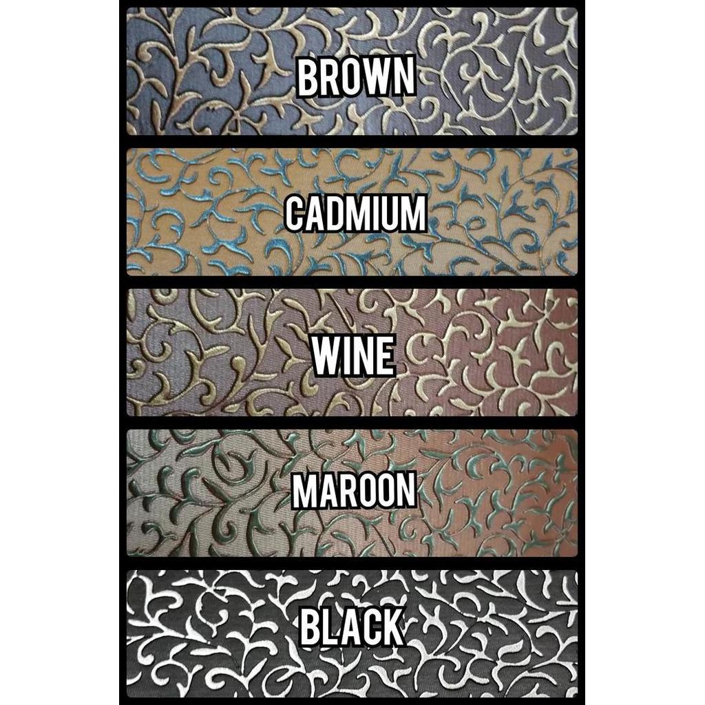 KAIN / OSKAR / SPON / KULIT SOFA JOK SINTETIS BUNGA TIMBUL - FLAMINGO