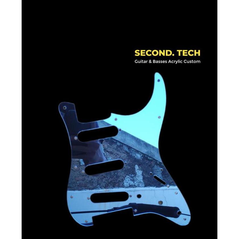 Murah pickguard fender Jazz Bass JB Fena 5 String 10 Hole 3Ply custom Non COD