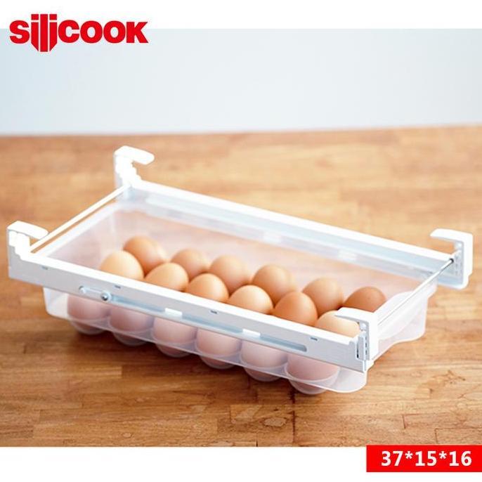 Silicook Egg Sliding Drawer (37*15*16 cm) - tempat telur