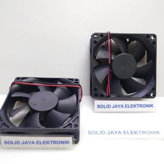 Trikikal- Kipas Dc 24V 8X8 Cm - Fan Dc 24 Volt - Kipas Pendingin Elektronik