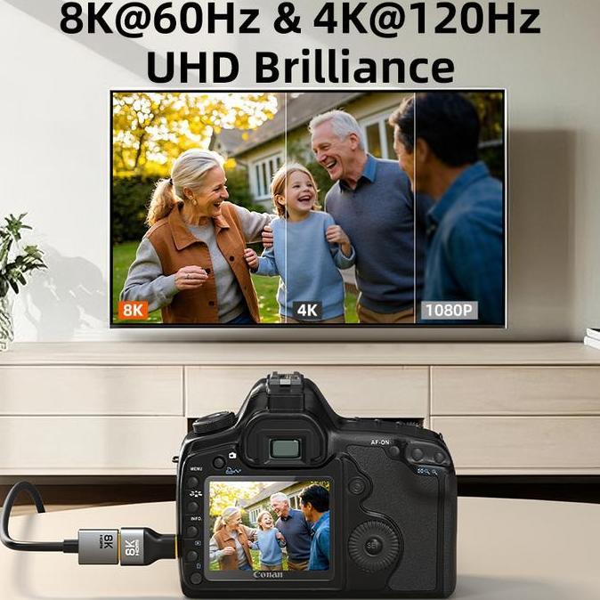 Trikikal- Cabletime Adapter Hdmi To Hdmi Mini Type C & Micro Hdmi Type D