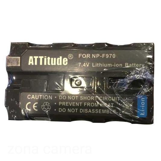 Attitude Battery for Sony NP-F960/970 F970 / NP F970 6600mAh ORIGINAL