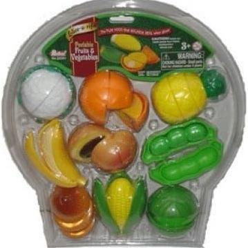 Thebest- MAINAN REDBOX RB-22241 PEELABLE FRUIT & VEGETABLES