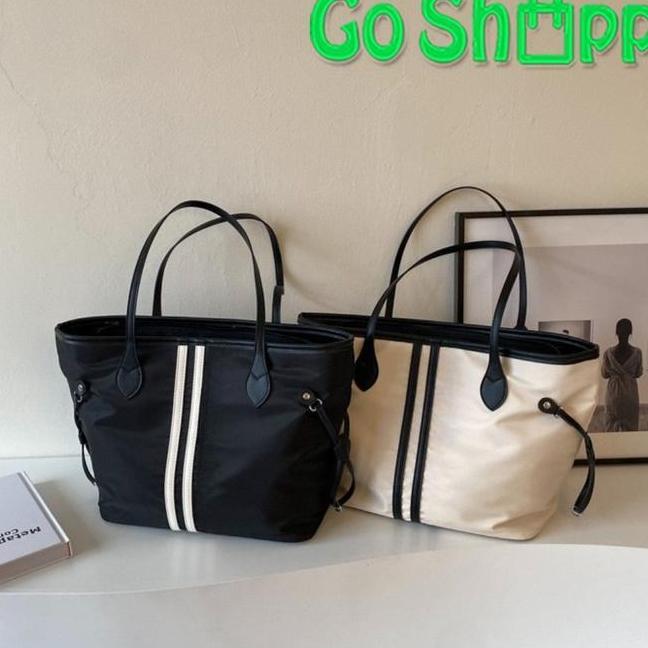 Tas Tote Bag Nylon Besar Wanita Fashion Korea Te13