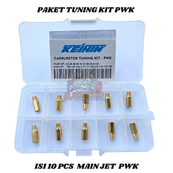 Bycle- Paket Spuyer Pilot Jet Main Jet 20 Pcs Pwk Pe Pwl Pwm Pj Sudco 10 Mainjet 10 Pilot Jet