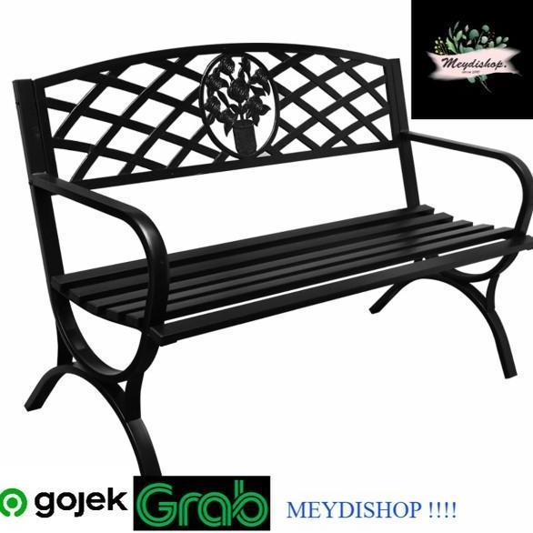 KURSI TAMAN FULL BESI ANTI KARAT/KURSI TAMAN BESI/BANGKU TERAS BESI