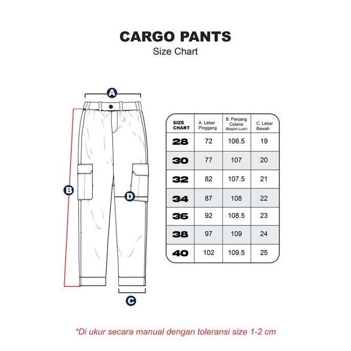 Promo Erigo Bundling Chino Pants Hatcher Olive + Cargo Pants Breckan Khaki Pria & Wanita