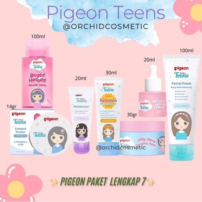 Shiner- Pigeon Paket Skincare Remaja/Skincare Pencerah Remaja