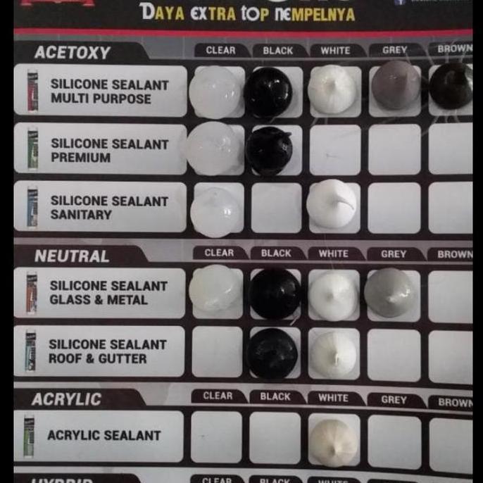 Qnqx- Lem Sealant Botol Brown Dextone / Lem Kaca Coklat Dexton /