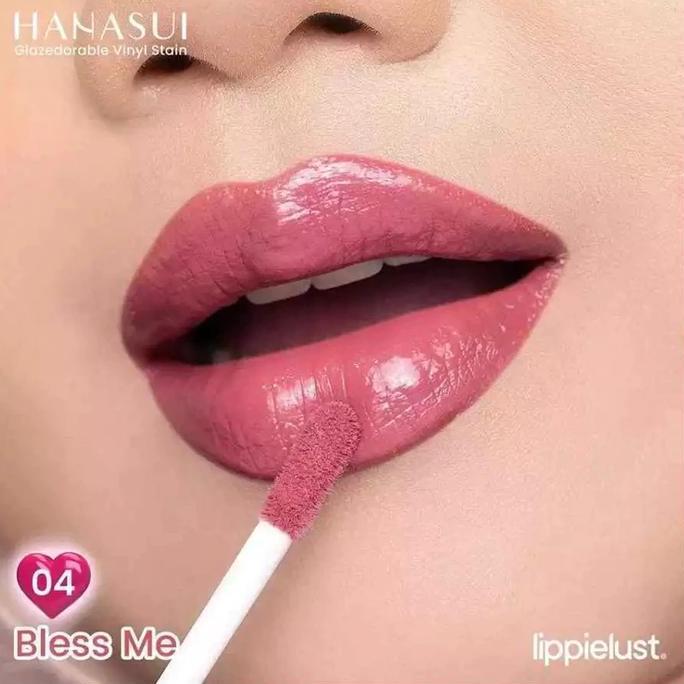 Lipss- Hanasui Glazedorable Vinyl Stain Lipstik Matte Tahan Lama  Lipcream Liquid Bibir