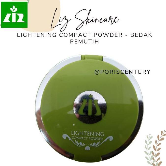 liz skincare lightening compact powder / Liz Skin bedak pemutih untuk whitening dan flek hitam dr li
