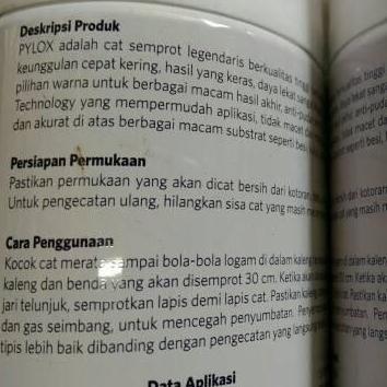 Wbex- Pylox Putih / Pylox Transparan / Pylox Clear / Cat Semprot / Cat Spray