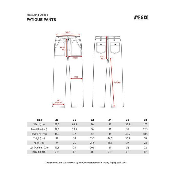 Grosir Aye & Co - Warden Temple Green Fatigue Pants
