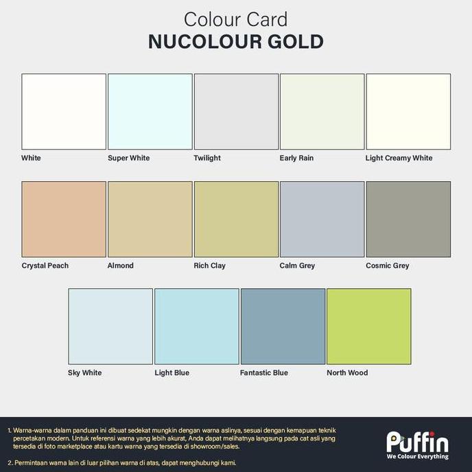 Wbex- Cat Tembok Interior Nucolour Gold 5 Dan 25 Kg