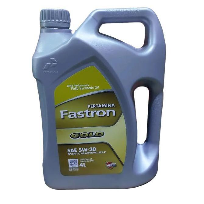 Oli Mesin Mobil Fastron Gold Sae 5W-30 4 Liter - Car, Motorcycle Engine