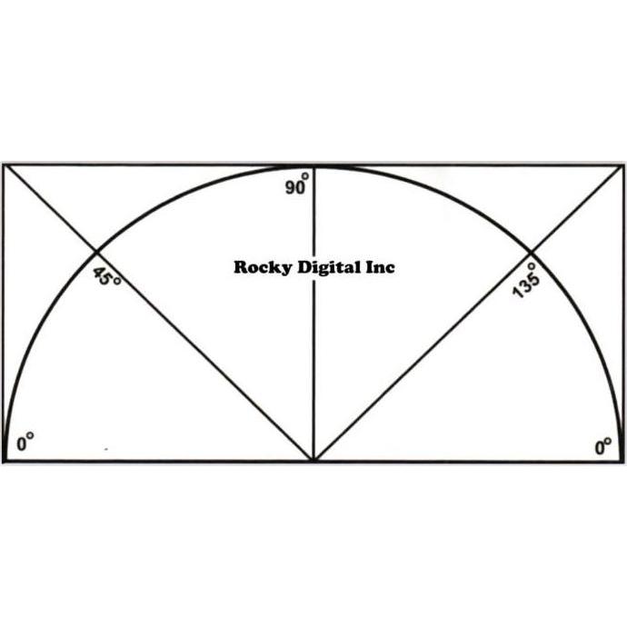 (Allthebest) Alat Ukur Derajat Po - Polarizer Film Angle Testing - rare item