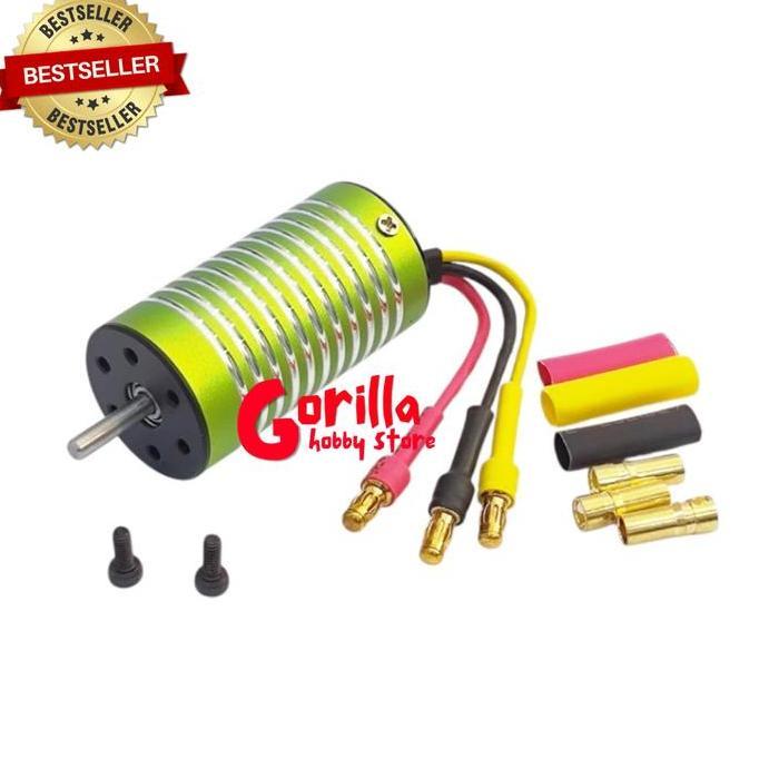 Xti X-Team Inrunner Motor Brushless 2445 3800Kv 4500Kv 4900Kv Untuk Rc Car Skala 1:16 1:14 Rc Boat
