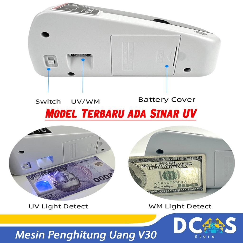 Mesin Penghitung Uang Mini V30 Portabel Money Handy Counter Hitung V30