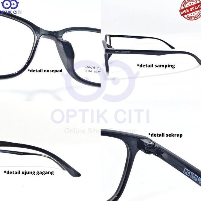 Frame Kacamata Pria Wanita Red Cherry 5025 Ringan Dan Lentur Original Terlaris