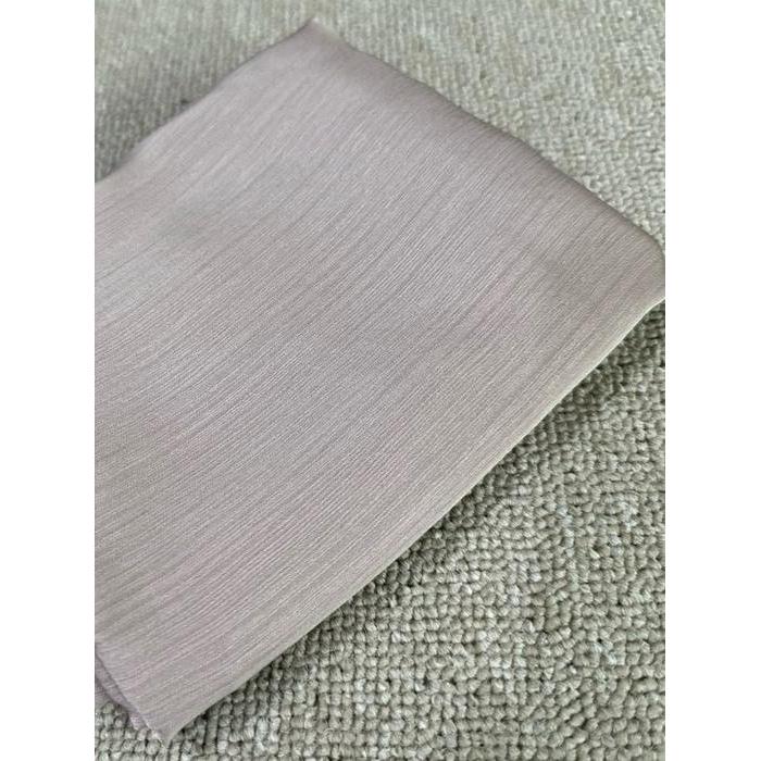 Pashmina Malay Silk Texture Premium Shawl Rayya Silk Muslim Jilbab - Latte