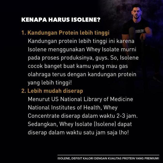 Gaskuyy- Evolene Isolene 50 Sachet Susu Whey Isolate Protein