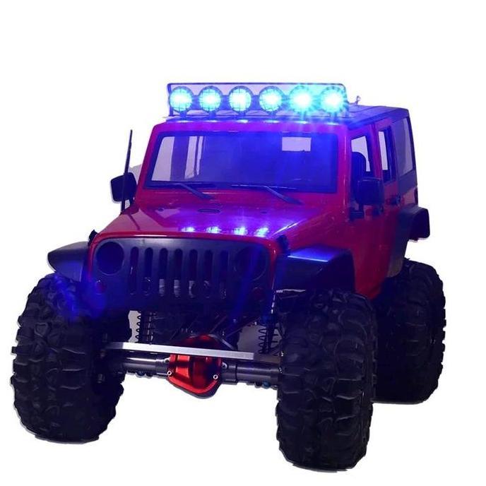 Lampu Atap Light Bar Rc Axial Scx10 Rgt Trx4 1/10 Led Roof Lamp Rc