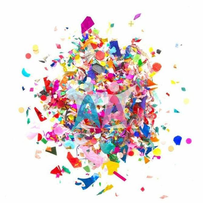 Kirimcoyy- Super Panjang Confetti Foil 60Cm Convetti Popper Confeti Tabur Taburan