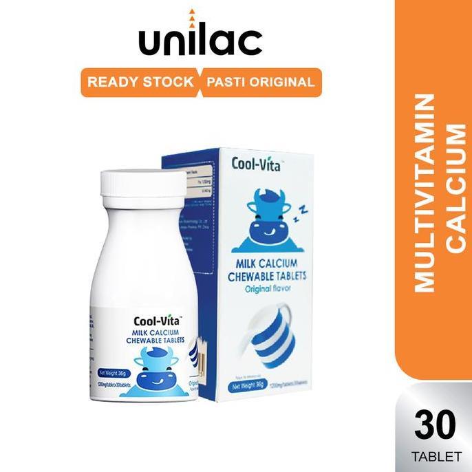 Hololoo- Cool-Vita Milk Calcium Tablet Kunyah - Coolvita Calsium Peninggi Badan Anak | Cool Vita Pen