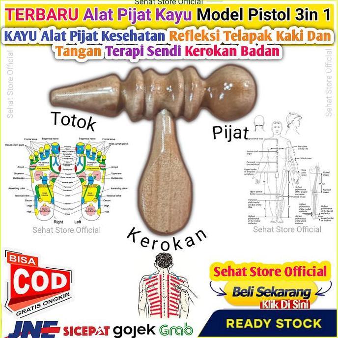 Medikit- Alat Pijat Telapak Kaki Tangan Refleksi Urut Kerokan Masuk Angin Pijet Reflexi Totok Pijit 