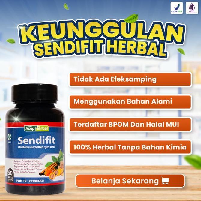 Healtiwi- Sendifit Original Membantu Keluhan Sakit Pinggang Belakang Sendi Syaraf Kejepit Asam Urat 