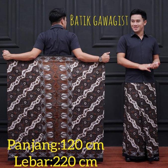 Otwkirim- Sarung Batik Motif Laseman Halus Putih
