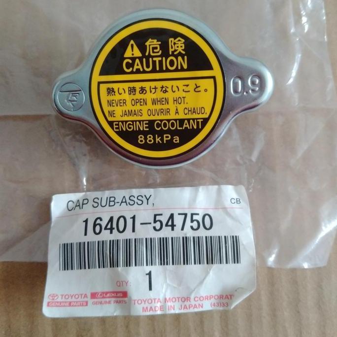 Tutup Radiator Cap 88 Kpa 16401-54750 Ori Landcruiser Hiace Dyna Restock