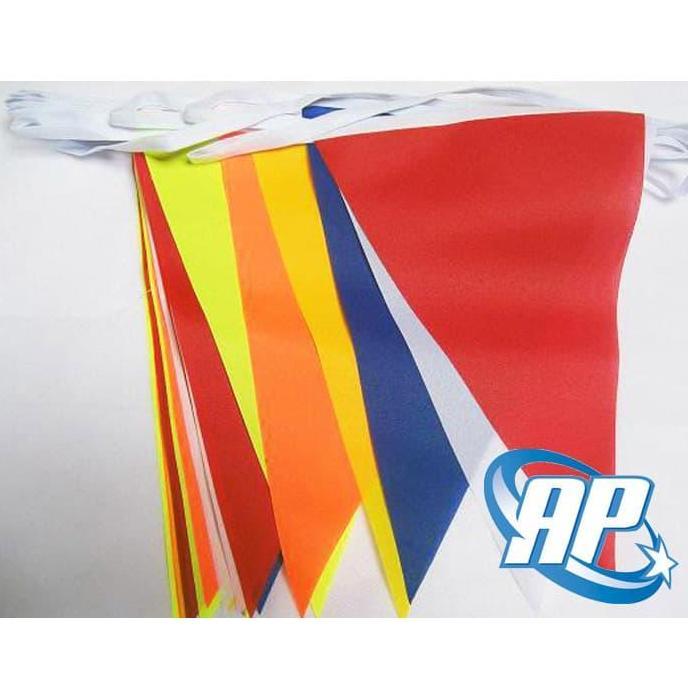 Kirimcoyy- Bendera Kain Segitiga/ Bendera Segitiga / Bendera Segitiga Warna-Warni