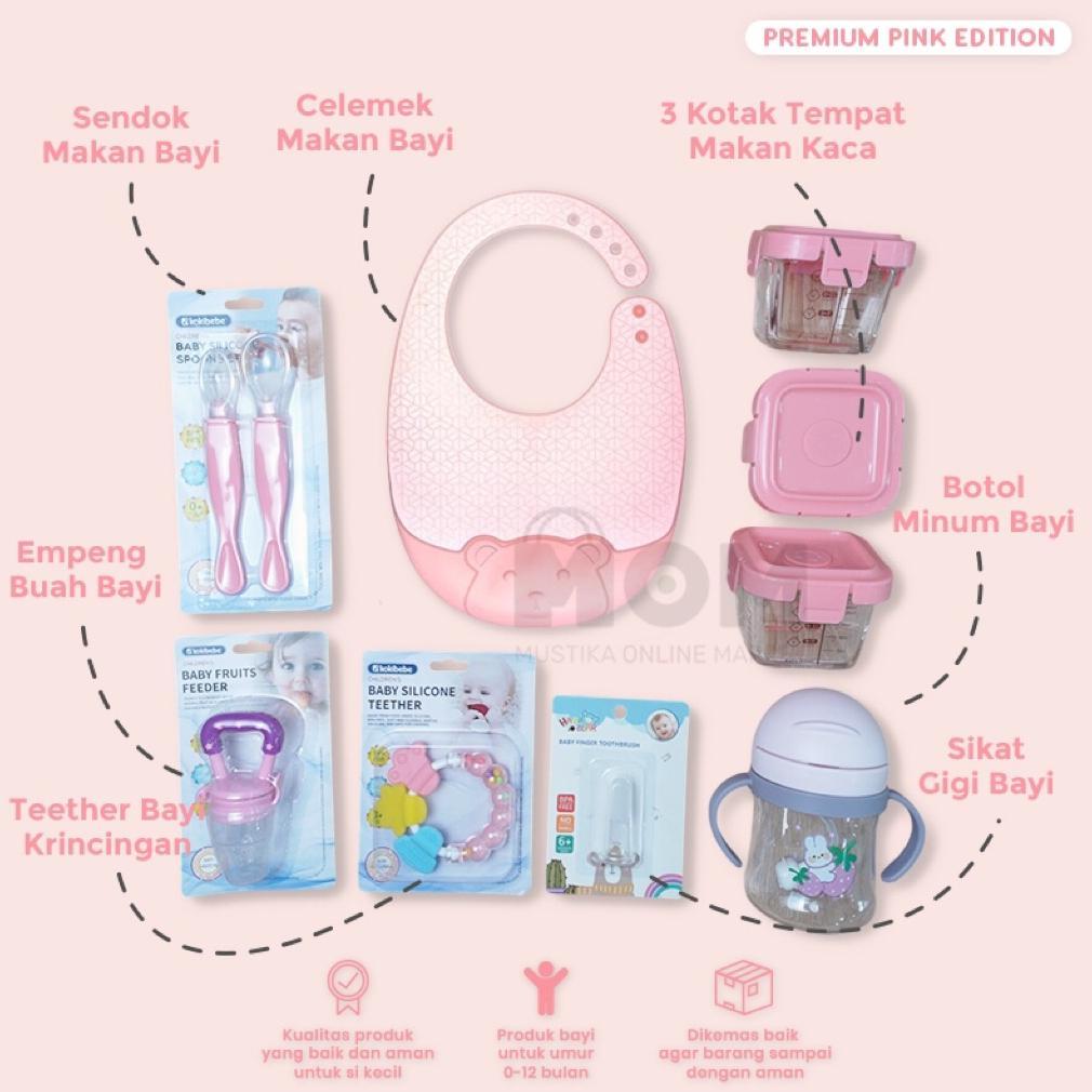 New Product [Bisa Cod] 9In1 Baby Feeding Premium Set | Paket Lengkap Keperluan Mpasi Bayi 6Bulan | P