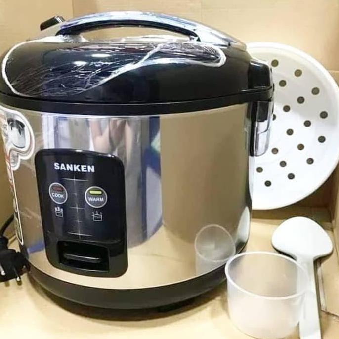 Trikroom- Magic Com Sanken 2 Liter / 1,8 L Sj1999M Rice Cooker Sanken Stainless