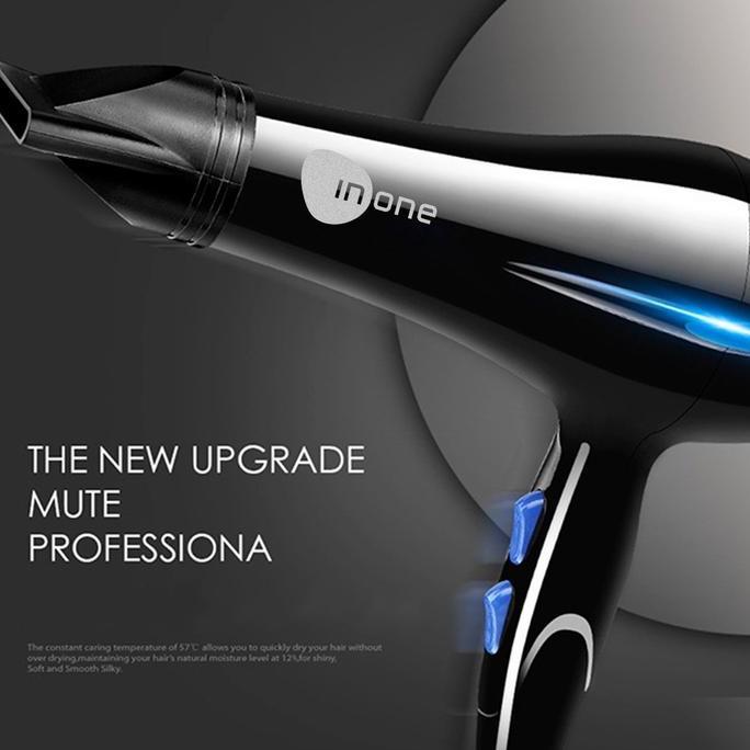 Ayokirim- Inone Hairdryer Ionic 800W Pengering Rambut Air Blower Cepat Kering Mesin Catokan