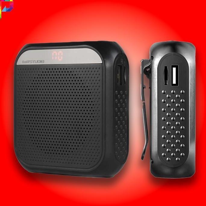 Alat Pengeras Penguat Suara Megaphone Speaker Pinggang Aktif Amplifier Outdoor Indoor Tour Guide
