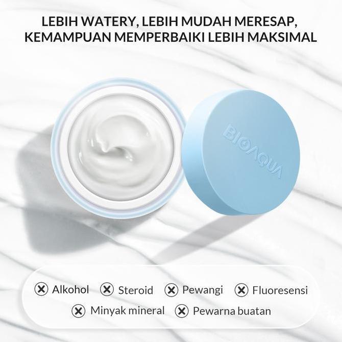 Cod,Bisa- Bioaqua Moisturizer 7X Ceramide Skin Barrier Repair Face Cream Moisturizer / Symwhite 377 