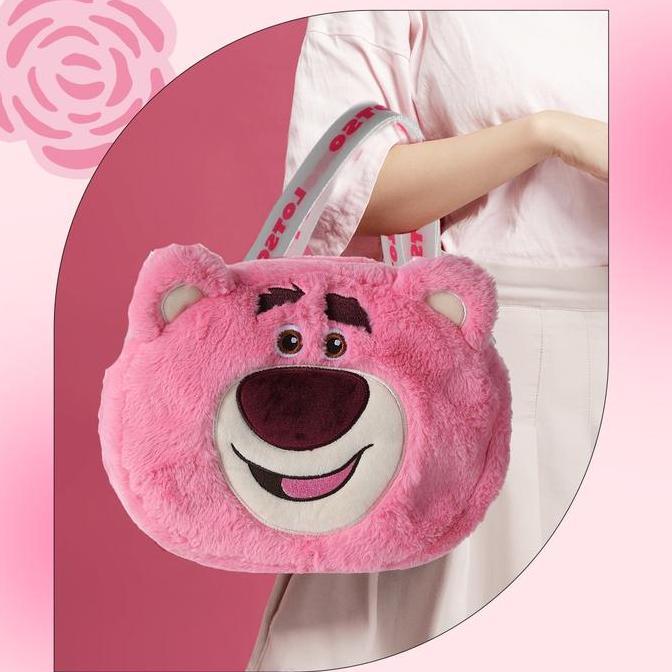 Beranigaya- Miniso Lotso Tas Bahu Tas Pundak Tas Selempang Lotso Mode Lucu Muda